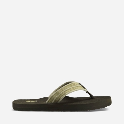 Teva Men's Mush II Canvas Flip Flops Sale NZ (VQLMT-8346)